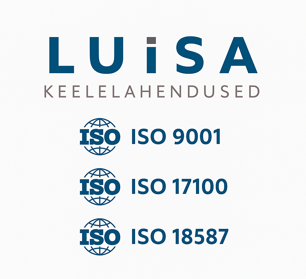Miks meil on ISO 9001 kvaliteedijuhtimissüsteem? See standard aitab meil hoida töökorralduse järjepideva ja läbipaistvana. Selle abil juhime: Tulemus: selline..