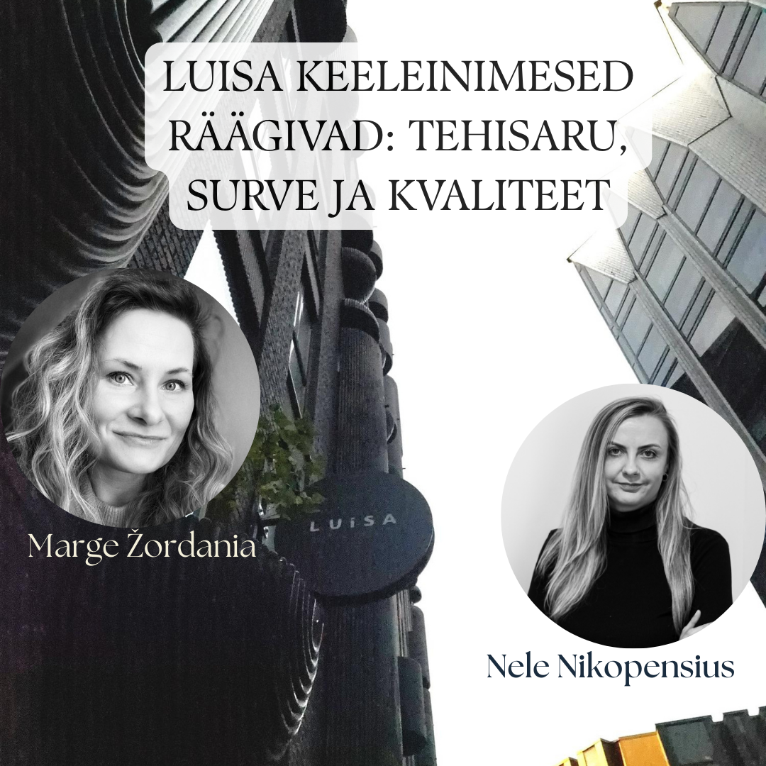 Marge Žordania ja Nele Nikopensius käisid külas Tartu Ülikooli ajakirjanduse ja kommunikatsiooni magistrantide taskuhäälingus ning arutasid koos teiste keeleini